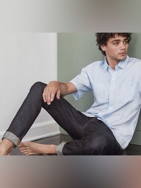 NEW Men's BLDWN Indigo Selvedge Modern Skinny 34 x 33